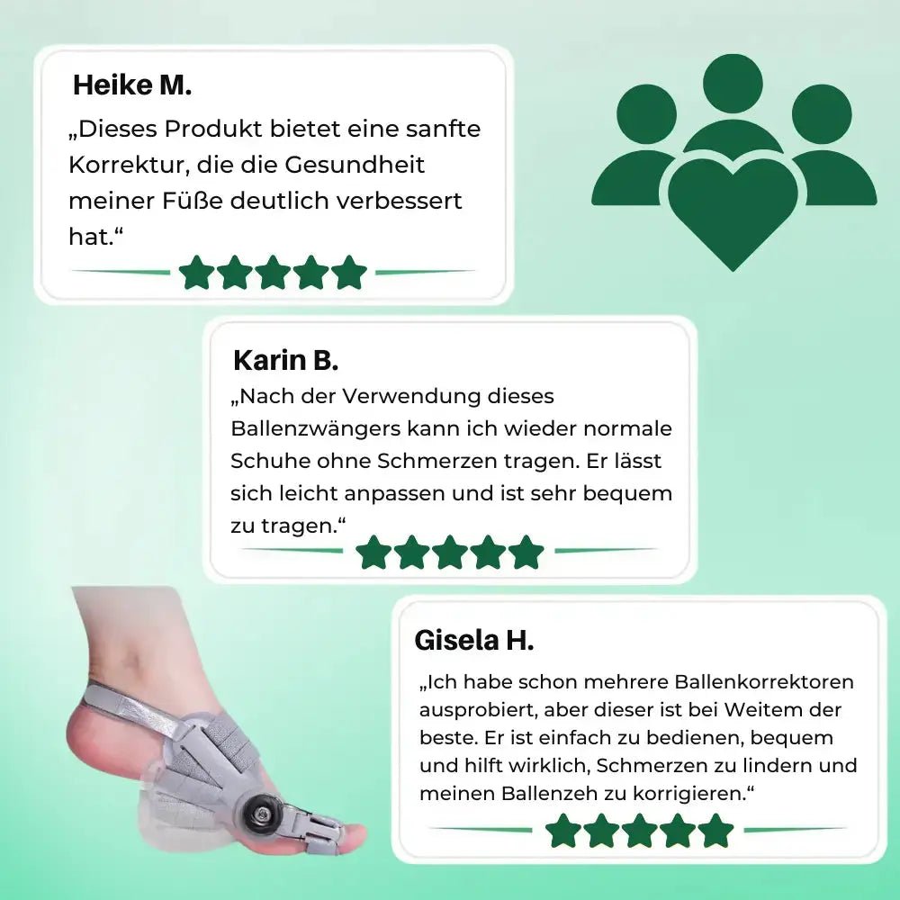 BunionFixer - Ballenzehen - Korrektor - Asipu.Deutschland