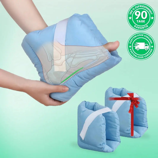 Fersenschmerzen ade – mit dem Reliva™ Fersenkissen wieder schmerzfrei gehen!
Sofortige Schmerzlinderung: Spürbare Entlastung bei Fersenschmerzen – ideal bei Plantarfasziitis, Fersensporn oder Achillessehnenschmerzen. Schon ab dem ersten Schritt werden Sie den Unterschied fühlen.
Entlastendes, orthopädisches Design: Verteilt den Druck gleichmäßig auf den ganzen Fuß und entlastet die Ferse – so wird der natürliche Heilungsprozess unterstützt. Sie gewinnen Ihre Bewegungsfreiheit zurück, Schritt für Schritt.
Ho